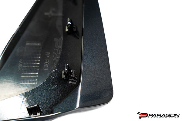 Paragon Performance C8 Stingray Corvette Extended Splash Guards - Carbon Flash