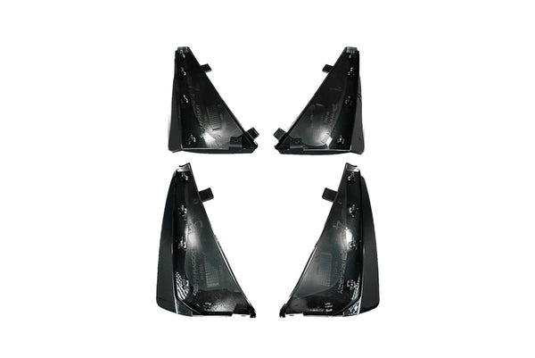 Paragon C8 Corvette Stingray Extended Splash Guards - Carbon Flash