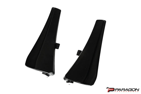 Paragon Performance C8 Corvette Z06 / E-Ray / ZR1 Extended Front Splash Guards - Carbon Flash