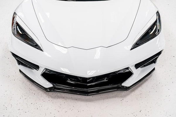 Paragon Performance C8 Corvette Carbon Fiber 3pc Front Lip/Spoiler