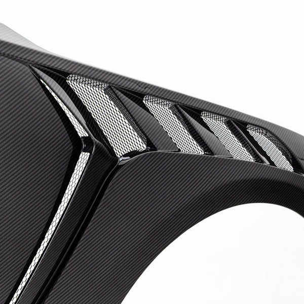 2024-2026 Mustang S650 Type-GTD Dry Gloss Carbon Fiber Front Fenders Pair