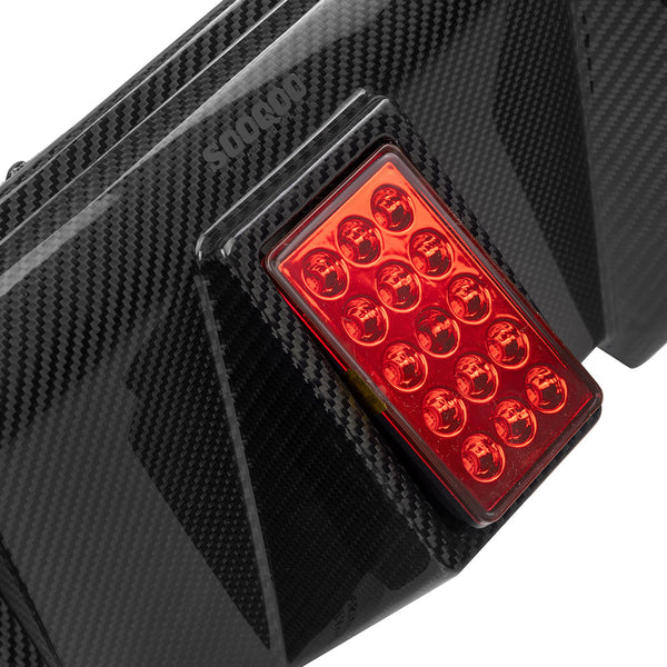 M2 G87 SQ-C Style Dry Carbon Fiber Rear Diffuser With Brake Light