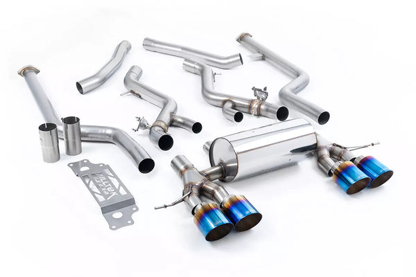 Milltek Non-Resonated Primary Cat-Back for BMW G87 M2 Exhaust