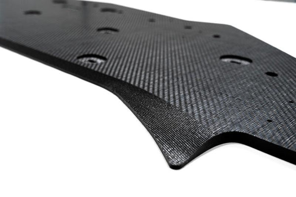 Verus Engineering Carbon Polyweave Front Splitter Kit, Carbon Fiber - C8 Corvette