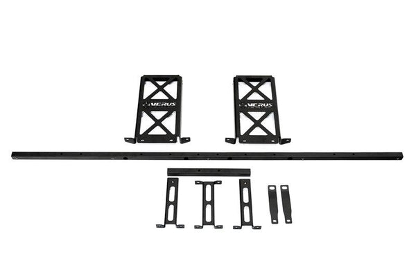 Verus Engineering Carbon Polyweave Front Splitter Kit, Carbon Fiber or Metal Air Dam - C8 Corvette