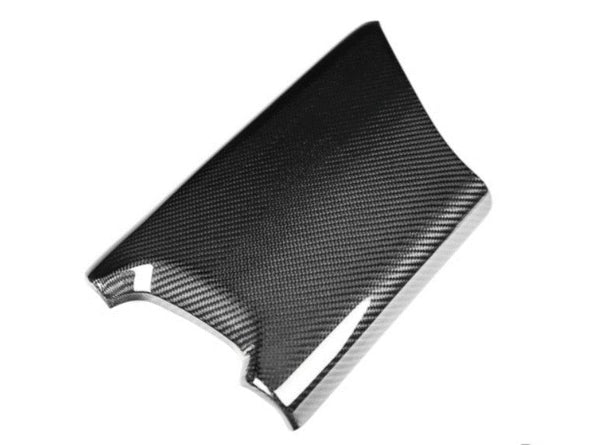 C8 Corvette Carbon Fiber Center Console Lid Overlay - Black or Red