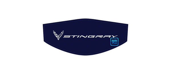 Mono-White Stingray Flags C8 Trunk Cover Convertible or Coupe
