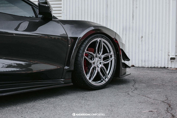 Carbon Fiber Wide-Track Package for 2020-2027 Chevrolet Corvette C8 (Contact for Availability)