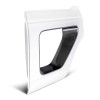 Anderson Composites 21-22 Ford Bronco 4DR Fiberglass Rear Doors (Pair) w/ CF Inserts - Off Road