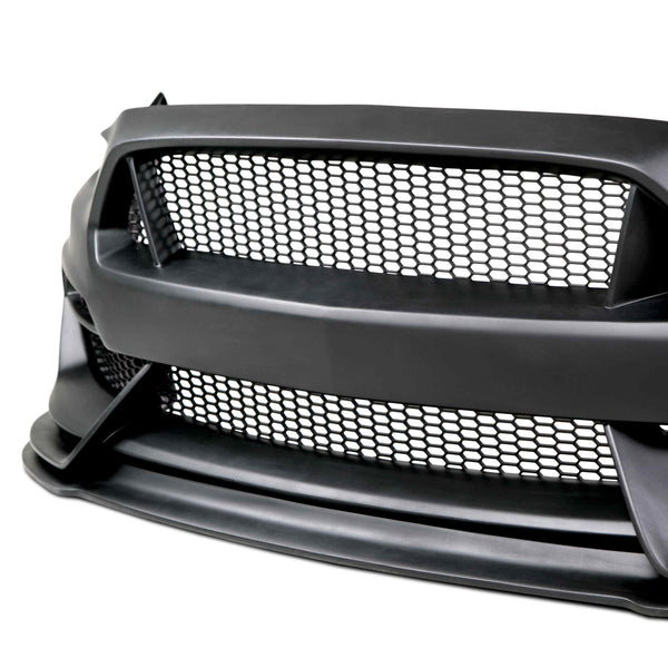 Anderson Composites 15-16 Ford Mustang GT350 Style Fiberglass Front Bumper w/ Front Lip
