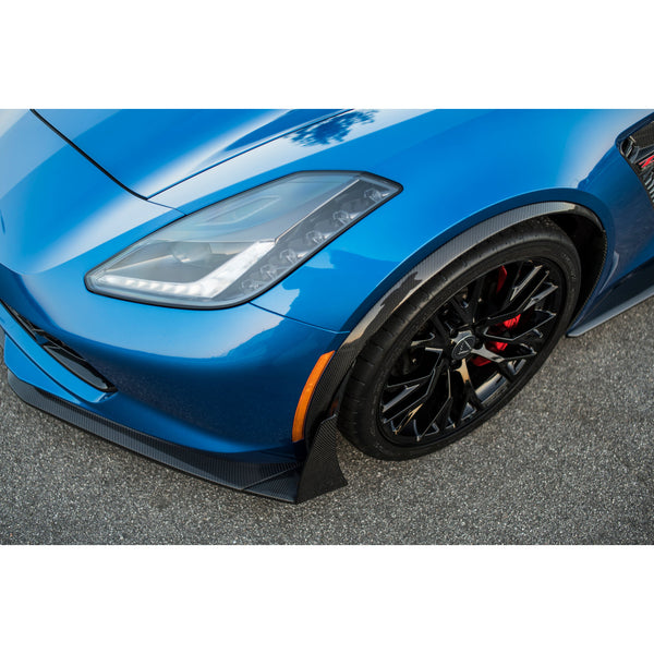 Anderson Composites 14+ Chevrolet Corvette C7 Z06 Front Bumper Canards