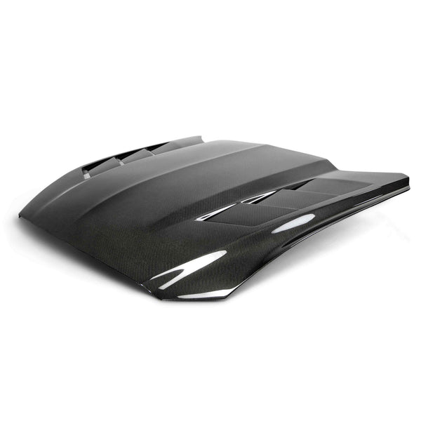 Anderson Composites 15-17 Ford Mustang (Excl. GT350/GT350R) Heat Extractor Double Sided Hood