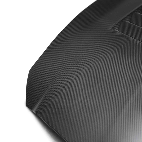 Anderson Composites 15-19 Ford Mustang Shelby GT350 Type-CR Double Sided Carbon Fiber Hood