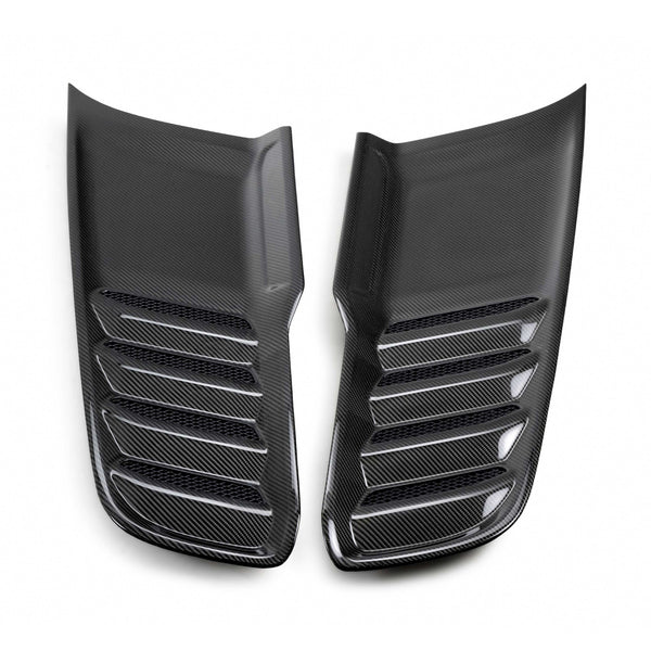 Anderson Composites 2021 Dodge RAM TRX Carbon Fiber Hood Vents - Type OE