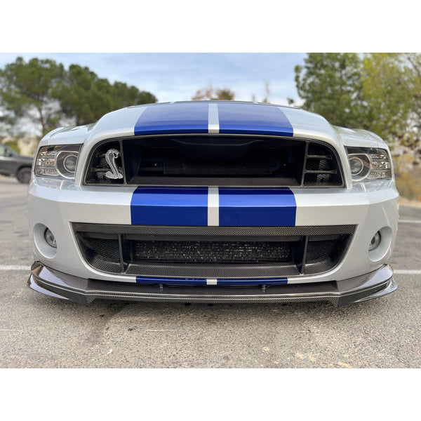 Anderson Composites 10-14 Ford Mustang/Shelby GT500 Front Upper Grille (w/o Spot for Cobra Emblem)