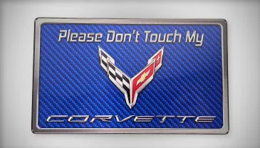 2020+ C8 Corvette - Please Don't Touch My C8 Corvette Dash Plaque | Choose Color