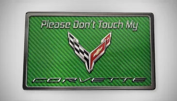 2020+ C8 Corvette - Please Don't Touch My C8 Corvette Dash Plaque | Choose Color