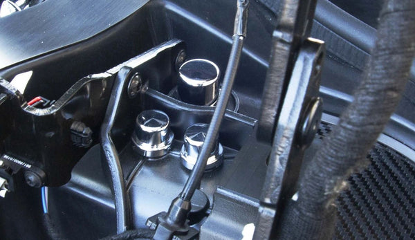 HTC C8 Corvette Hinge Dress-up Bolt And Nut Kit | Triple Coated Chrome