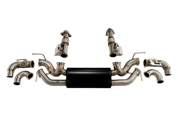 AFE MACH FORCE-XP 3" TO 2-1/2" 304 STAINLESS STEEL CAT BACK EXHAUST WITH MUFFLER