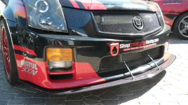 Cadillac CTS-V Sedan Carbon Fiber Front Wind Splitter 2004-2007