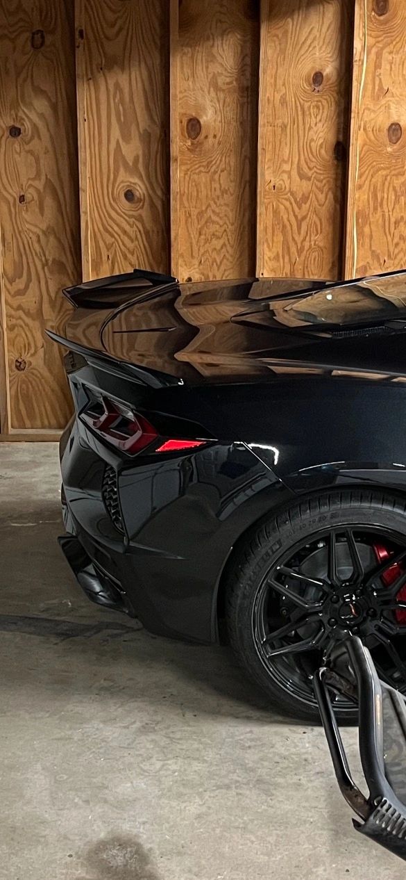 C8 Corvette Stingray Z06 Style Rear Ducktail Spoiler Carbon Flash or Carbon Fiber