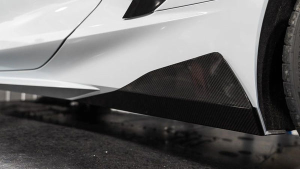 C8 Corvette Carbon Fiber or Carbon Flash 5VM Rocker Winglets