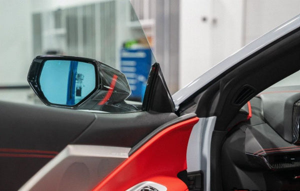 C8 Corvette Carbon Fiber A Pillar Interior Trim Overlay