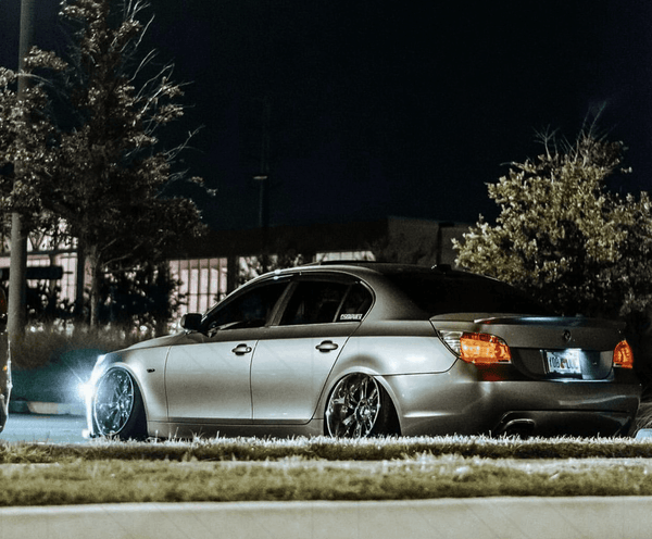BMW 5-series E60 Sedan Chrome Clear LED Taillights Set (2004-2007)