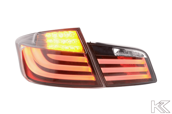 BMW 5-Series F10 Sedan Black LED Taillights (2010-2012)