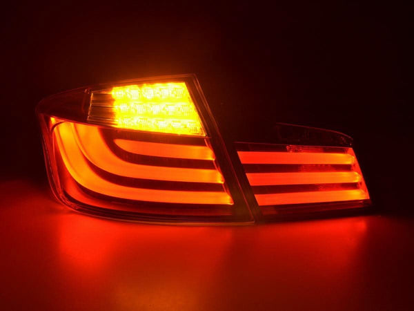 BMW 5-Series F10 Sedan Black LED Taillights (2010-2012)
