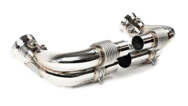 Fabspeed Porsche 991 GT3 / GT3 RS Side Muffler Bypass Pipes (2014-2016)