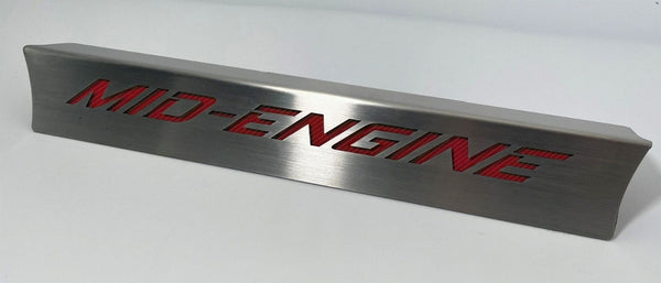 2020+ C8 Coupe Corvette Lower Rear Window Accent Mid-Engine Style Carbon Fiber | Choose Color
