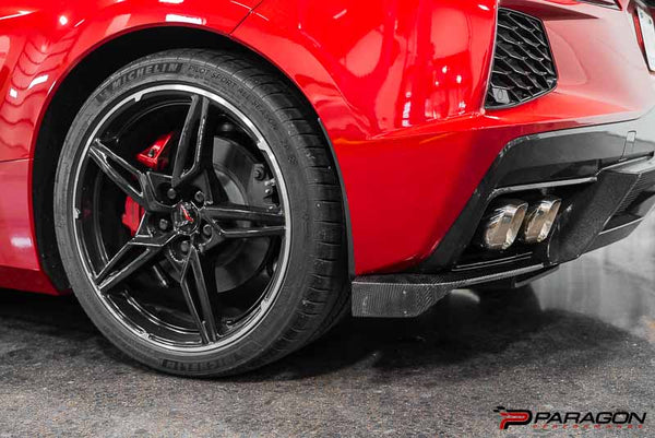 Paragon Performance C8 Corvette Carbon Fiber AeroMax Rear Spats