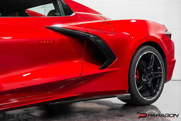Paragon Performance C8 Corvette Carbon Fiber AeroMax Side Skirts