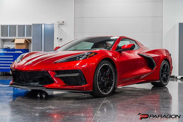 Paragon Performance C8 Corvette Carbon Fiber AeroMax Side Skirts