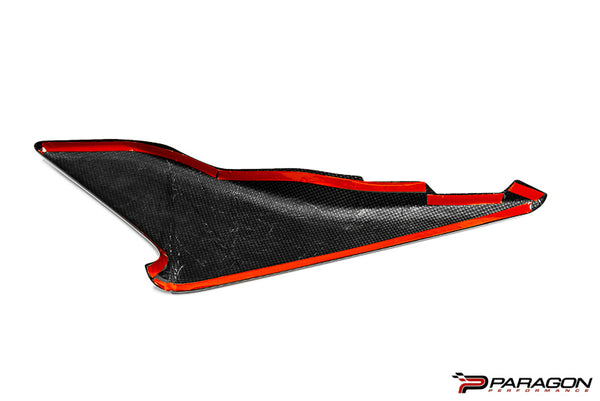 C8 Corvette Carbon Fiber Lower Door Panel Overlay