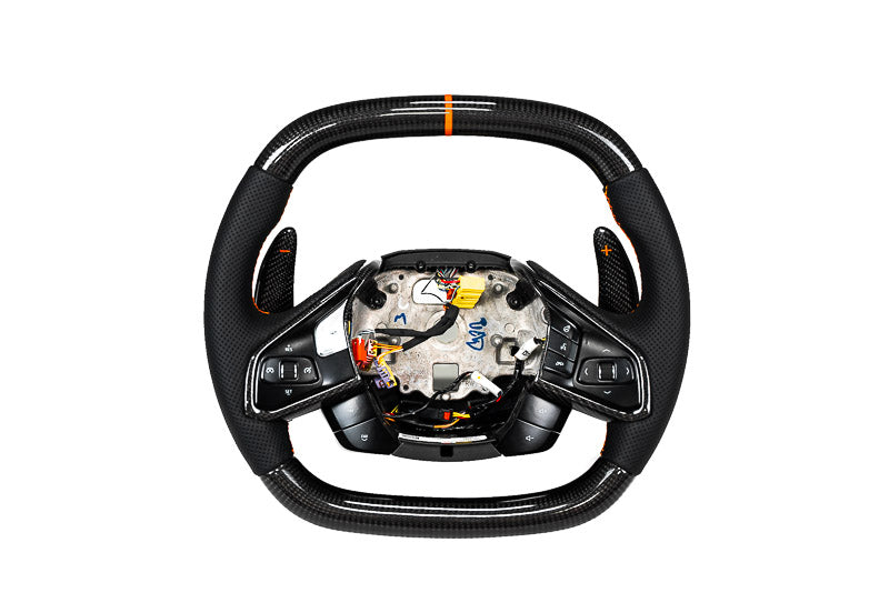 Paragon Performance C8 Z06 Style Corvette Carbon Fiber Steering Wheel - Choose Color