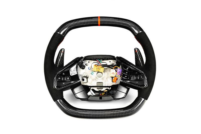 Paragon Performance C8 Z06 Style Corvette Carbon Fiber Steering Wheel - Choose Color