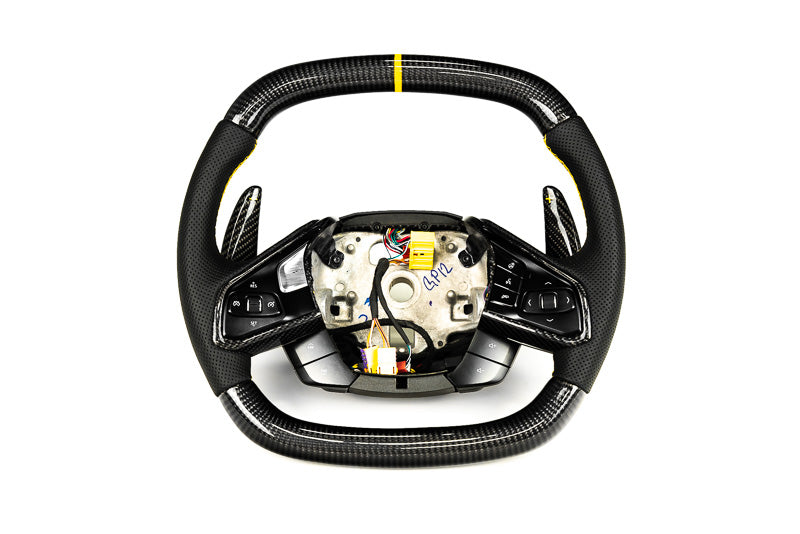 Paragon Performance C8 Z06 Style Corvette Carbon Fiber Steering Wheel - Choose Color