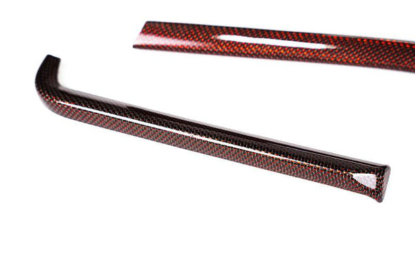 C8 Corvette Carbon Fiber Interior Trim - 3 Pc Kit - Black, Red, Blue Forged