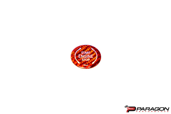 Paragon Performance C8 Corvette Engine Start / Stop Button Overlay - Carbon Fiber