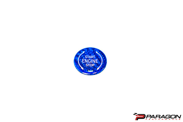 Paragon Performance C8 Corvette Engine Start / Stop Button Overlay - Carbon Fiber