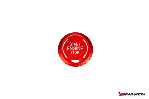 Paragon Performance C8 Corvette Engine Start / Stop Metal Button - Red or Gold