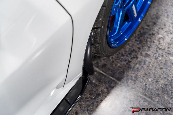Paragon Performance C8 Stingray Corvette Extended Splash Guards - Carbon Flash