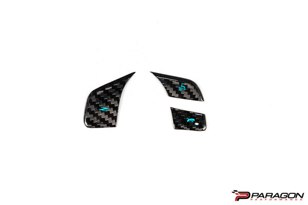 CCS C8 Corvette Steering Wheel Button Covers 1LT Only - NON HEATED