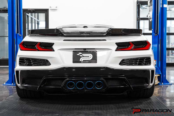 Paragon Performance C8 Corvette Z06 License Plate Insert - Carbon Fiber