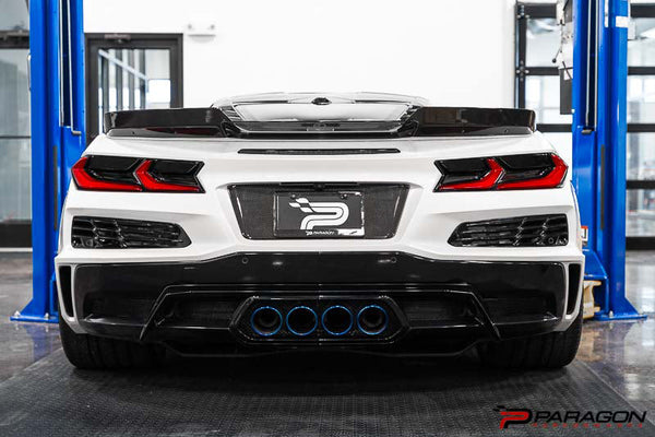 Paragon Performance C8 Corvette Z06 License Plate Insert - Carbon Fiber