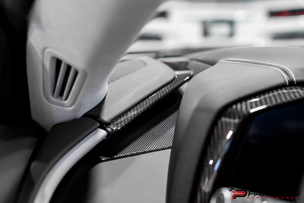 CCS C8 Corvette Carbon Fiber 3PC Upper Dashboard Trim