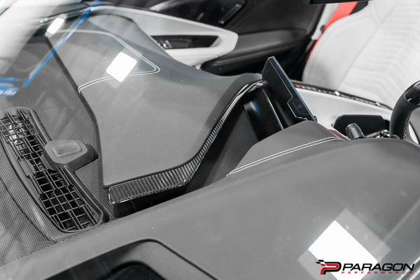 CCS C8 Corvette Carbon Fiber 3PC Upper Dashboard Trim