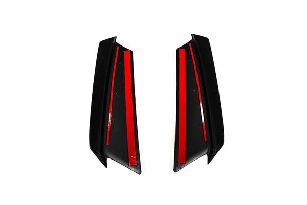 C8 Corvette Z51 Spoiler Wickers - Carbon Flash